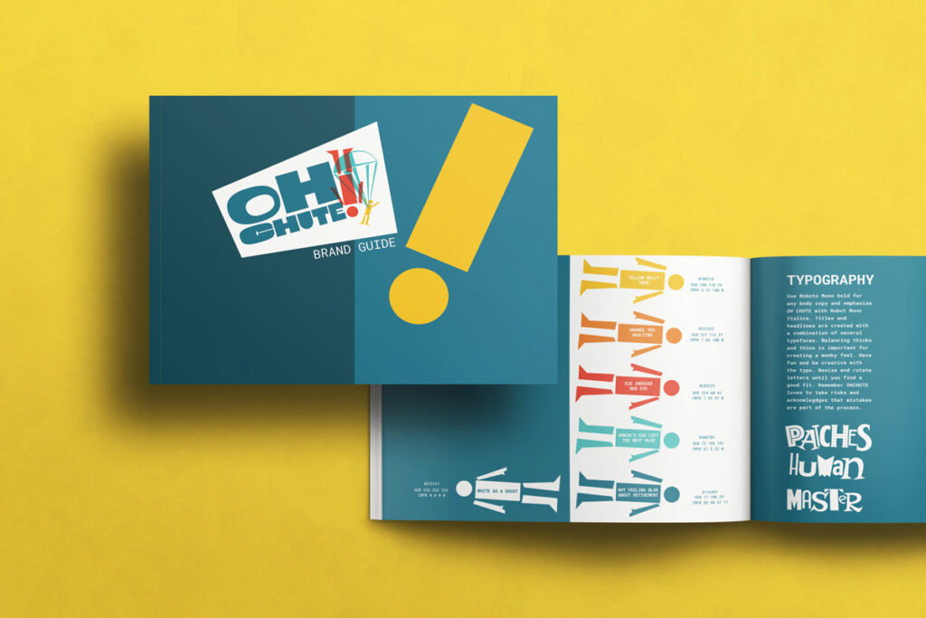 OhChute brand guide.